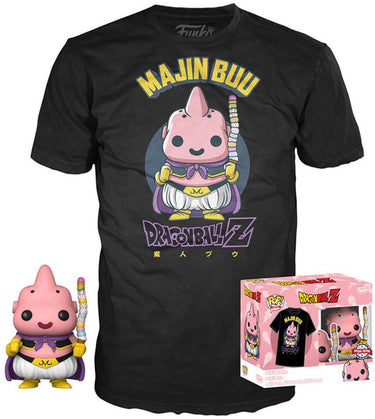 Funko pop! tee box: dragon ball z - majin buu #973 exclusive (size xl)
