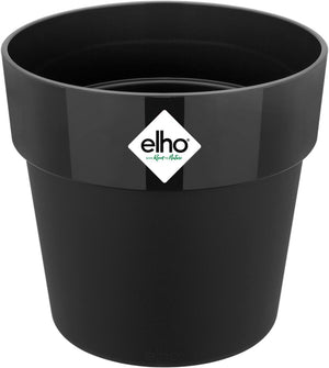 Elho b.for original rond 18 - bloempot voor binnen - 100% gerecycled plastic - ø 18.0 x h 16.5 cm - living black