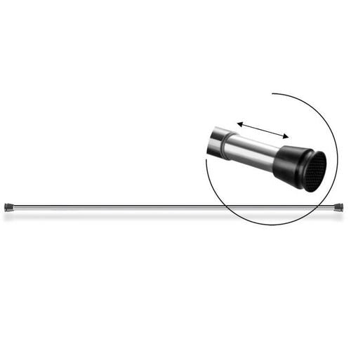 Douchegordijn schiene chroome 70 120cm