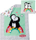 Heless poppendeken pinguin met kussen
