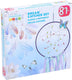 Creative kids dromenvanger knutselset 81 stuks - dream catcher diy set met kralen veren en lint - knutselpakket kinderen
