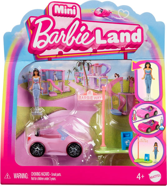 Barbie mini land - cabrio met pop