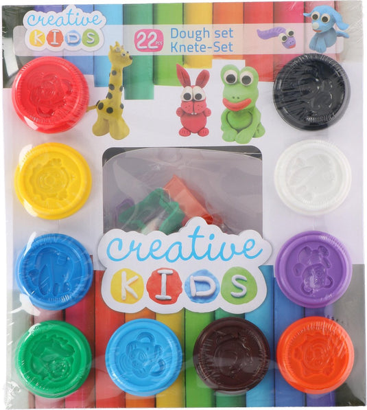 Creative kids kleiset - 10 kleuren klei - 22dlg.