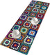 Bertoni - tafelloper tafelkleed - vilt - 115x40cm - frania print patroon