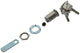 Mack 1014021 - brievenkastslot vernikkeld 25 mm | 5 stuks