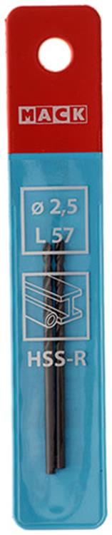 Load image into Gallery viewer, Mack 1018178 - universeelboor hss r ø 2,5 x 57 mm 2st | 5 stuks
