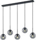 Trio balini - hanglamp - antraciet - excl. 5x e14 28w