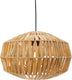 Eglo sheldon hanglamp - e27 - ø 38 cm - zwart natuurlijk bruin - papier