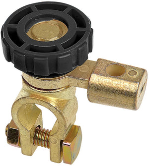 Proplus accupoolklem ø 17,5 mm – met stroomonderbreker voor minpool 6-24v – 125a 500a – goud