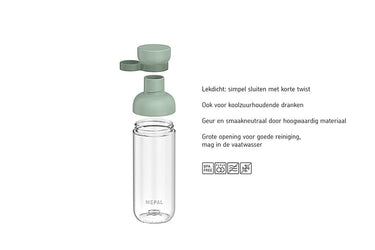 Mepal waterfles vita 700ml - nordic blue