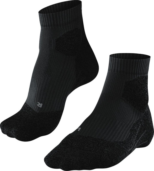 Falke ru trail anti-blaar functioneel materiaal hardloopsokken heren zwart - maat 46-48