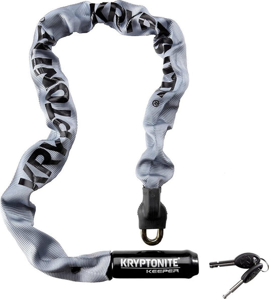 Kryptonite kettingslot keeper 85 cm staal grijs
