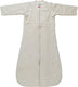 Lodger hopper - babyslaapzak met afritsbare mouwen - créme - 80cm - 2.4 tog - autostoel - slaapzak baby winter