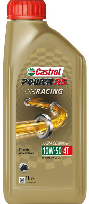Castrol olie power rs racing 4t 10w-50 - fles à 1 liter