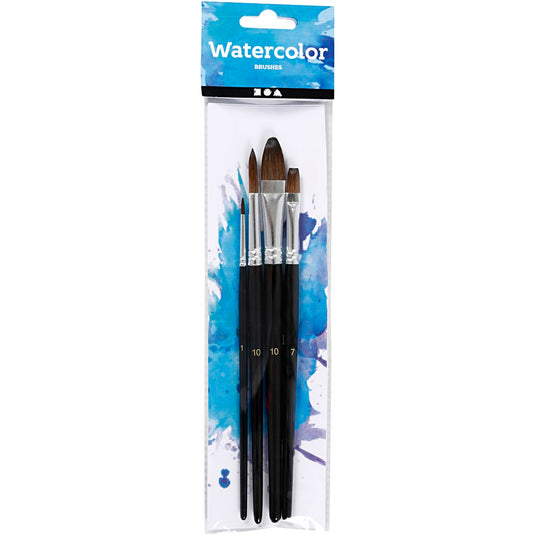 Creativ company aquarelpenselen - 4st.