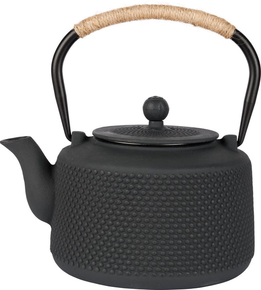 Cosy trendy theepot - gietijzer -1l5 - donkergrijs