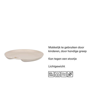 Mepal mio kinderbord little dutch - magnetronbestendig - met greep - kinderservies - fairy garden