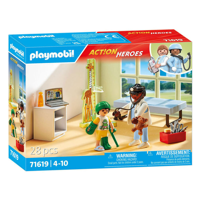 Load image into Gallery viewer, Playmobil action heroes kinderarts met ttddybeer - 71620
