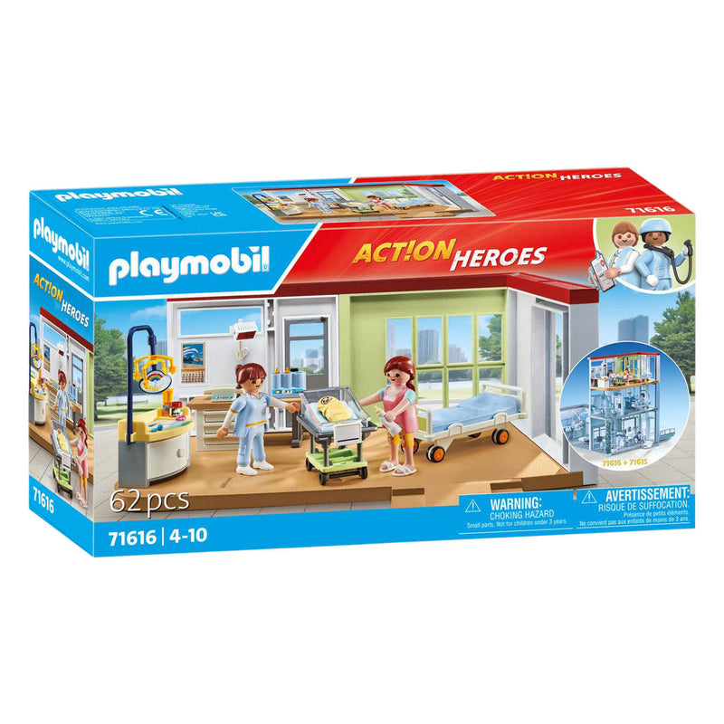 Load image into Gallery viewer, Playmobil action heroes kraamafdeling - 71617

