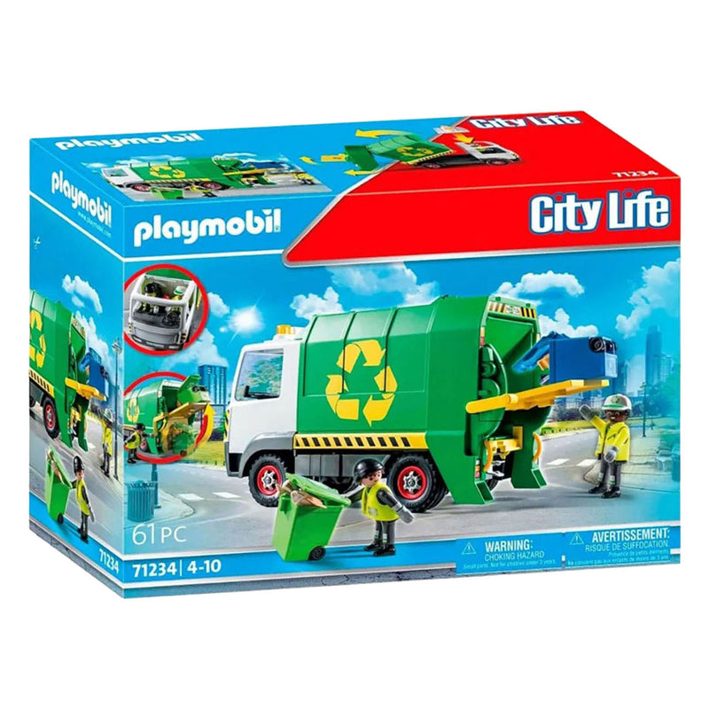 Afbeelding laden in galerijviewer, Playmobil city life recycling vuilniswagen - 71235
