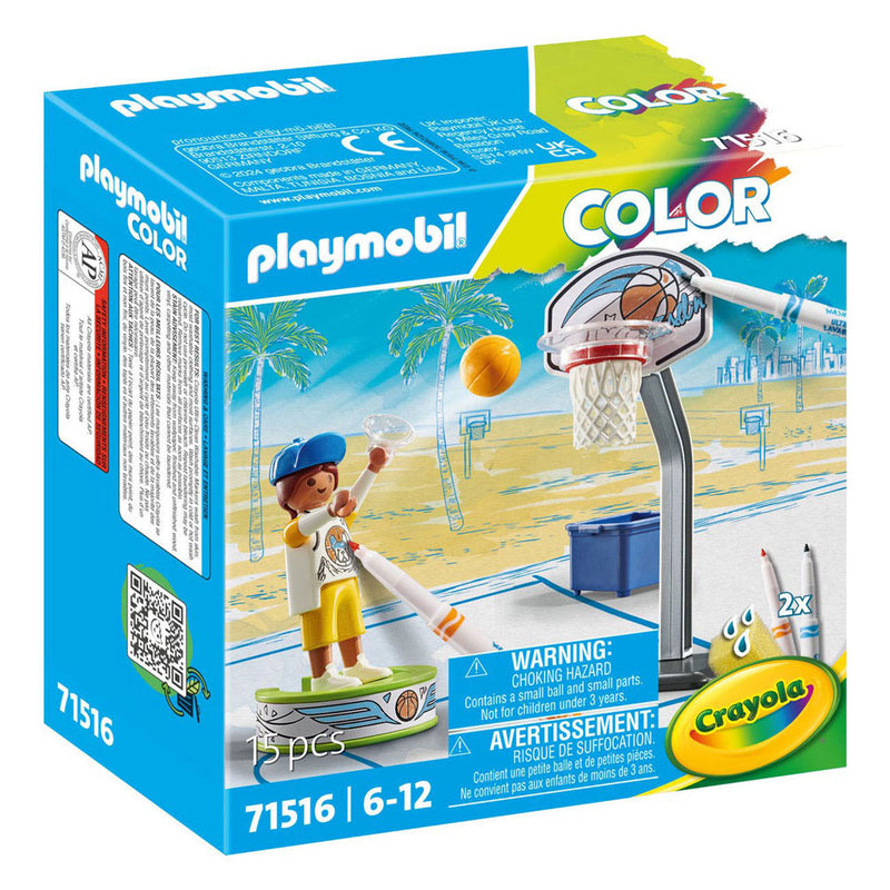Load image into Gallery viewer, Playmobil color skater met basketbal - 71516

