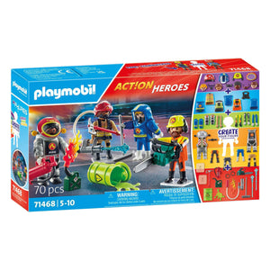 Playmobil action heroes my figures brandweer - 71469