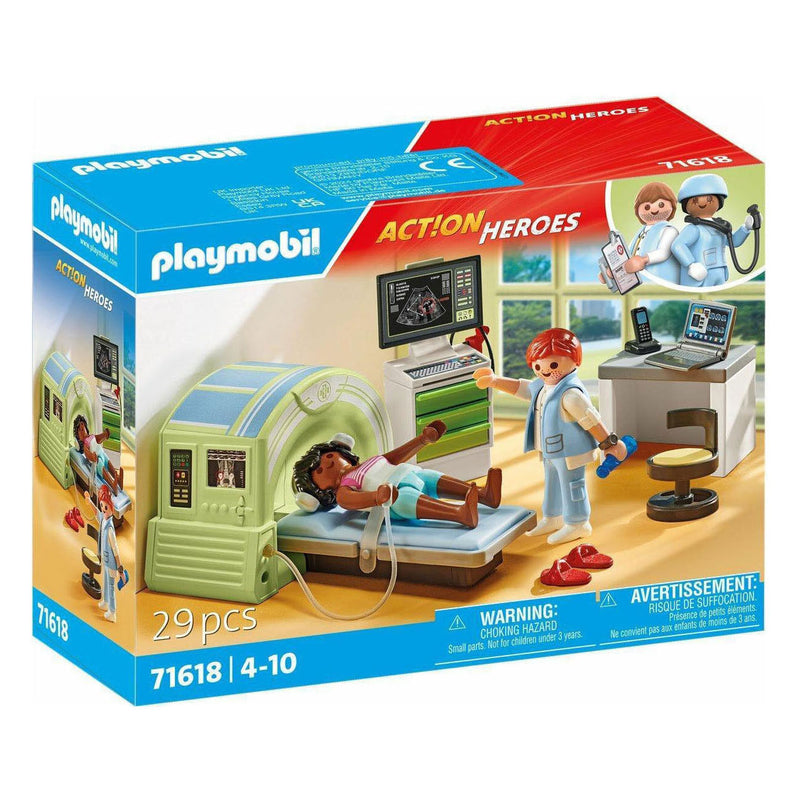 Load image into Gallery viewer, Playmobil action heroes mri met patient - 71619
