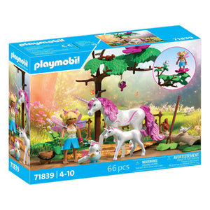 Playmobil magische eenhoornstal voor moeder en veulen - 7184