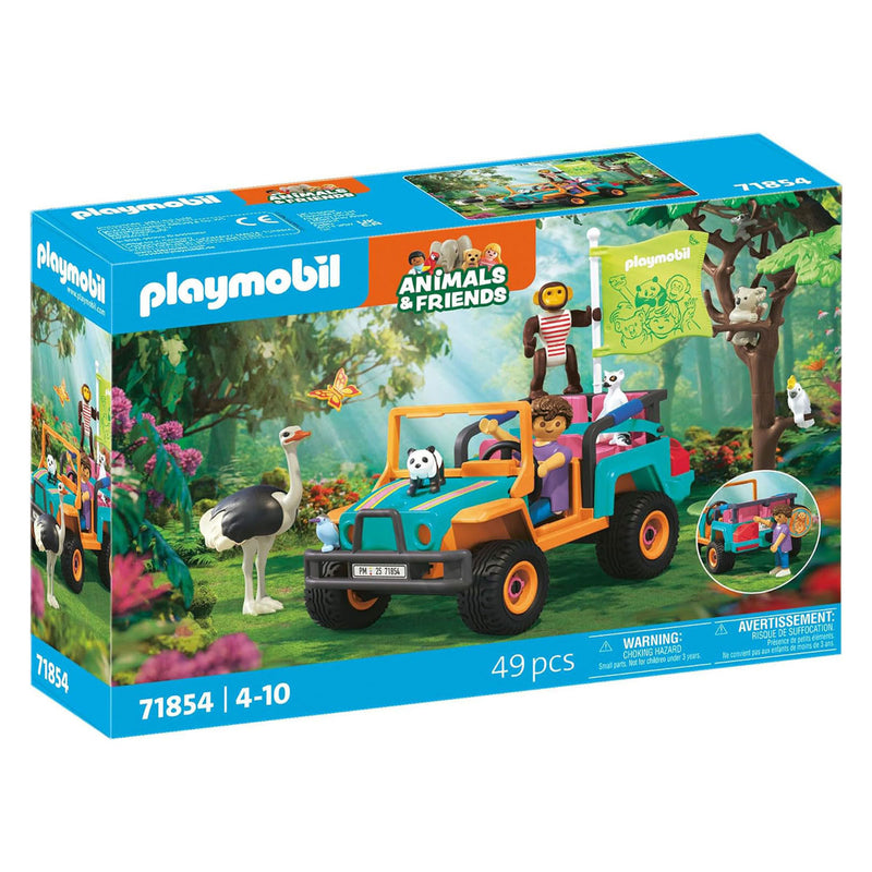 Load image into Gallery viewer, Playmobil animals friends kleurrijke terreinwagen - 71855
