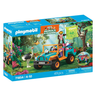 Playmobil animals friends kleurrijke terreinwagen - 71855