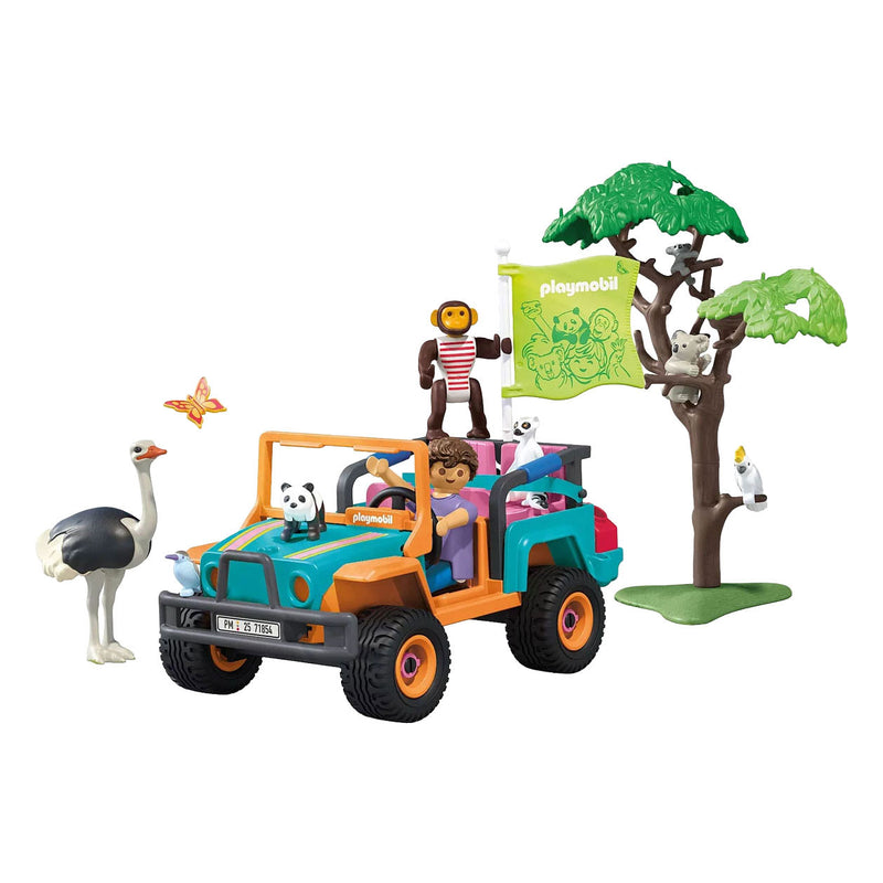 Load image into Gallery viewer, Playmobil animals friends kleurrijke terreinwagen - 71855
