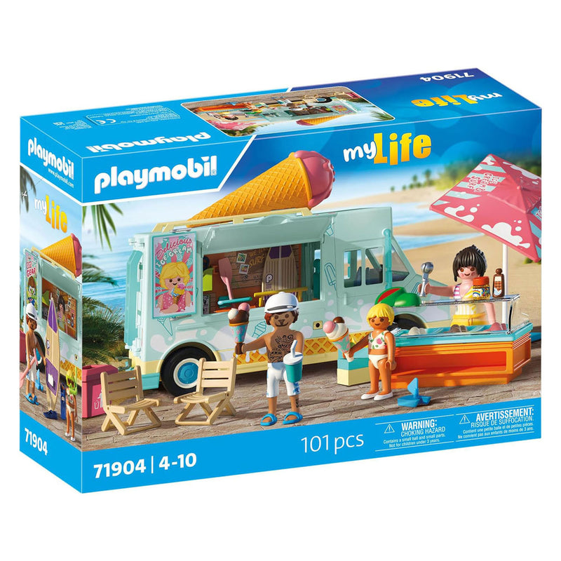 Load image into Gallery viewer, Playmobil my life ijscowagen met surfshop - 71905
