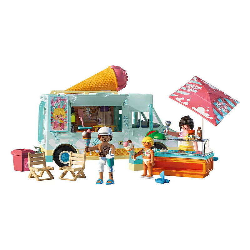 Load image into Gallery viewer, Playmobil my life ijscowagen met surfshop - 71905
