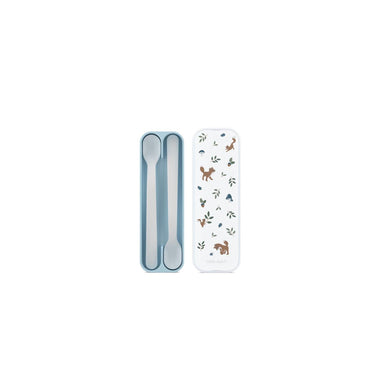 Mepal mio babylepel little dutch - set van 2 - lange steel - kinderservies - forest friends