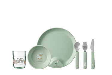 Mepal set kinderservies mio 6-delig - little farm- little dutch