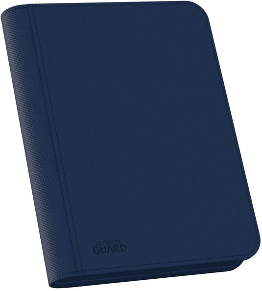 Ultimate guard zipfolio 160 8-pocket xenoskin - blue