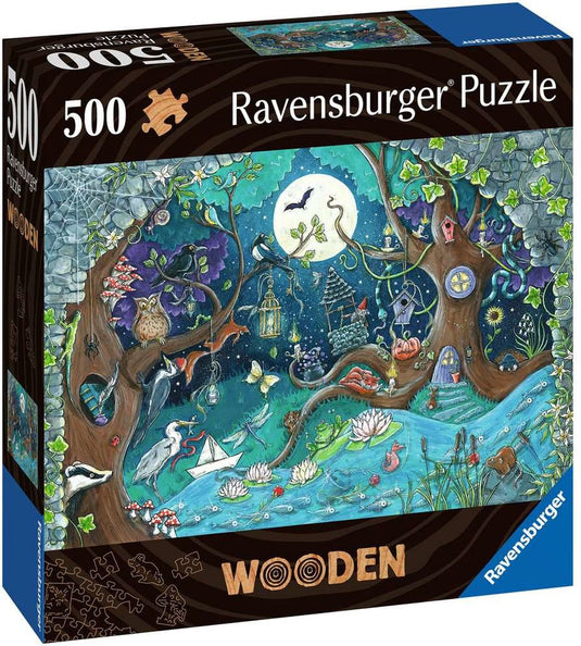 Ravensburger fantasy houten puzzel 500