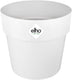 Elho b.for original rond 14 - bloempot voor binnen - 100% gerecycled plastic - ø 13.7 x h 12.5 cm - wit