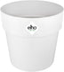 Elho b.for original rond 14 - bloempot voor binnen - 100% gerecycled plastic - ø 13.7 x h 12.5 cm - wit