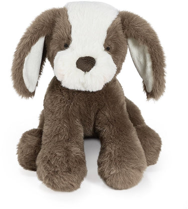 Bunnies by the bay knuffel hond - knuffeldier - geborduurde details - 31 cm - cacao