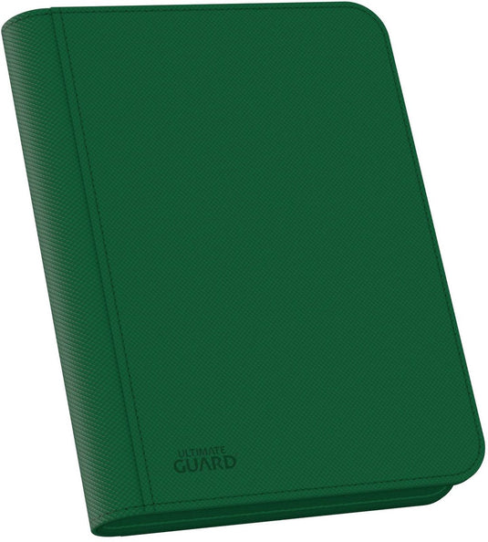 Ultimate guard zipfolio 160 8-pocket xenoskin - green