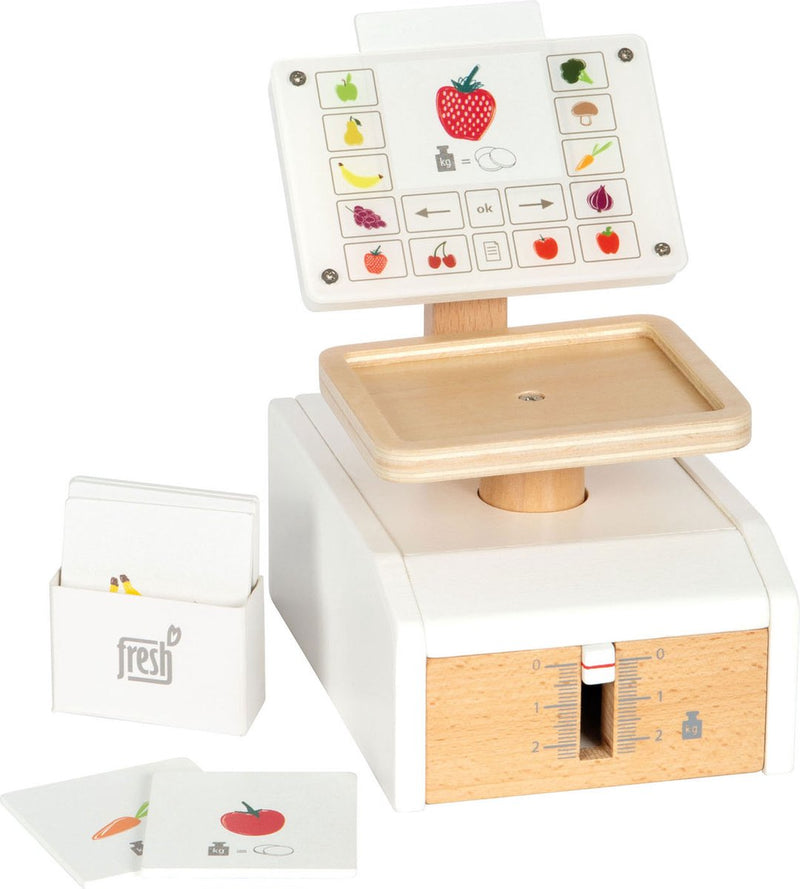 Load image into Gallery viewer, Small foot - houten weegschaal fresh

