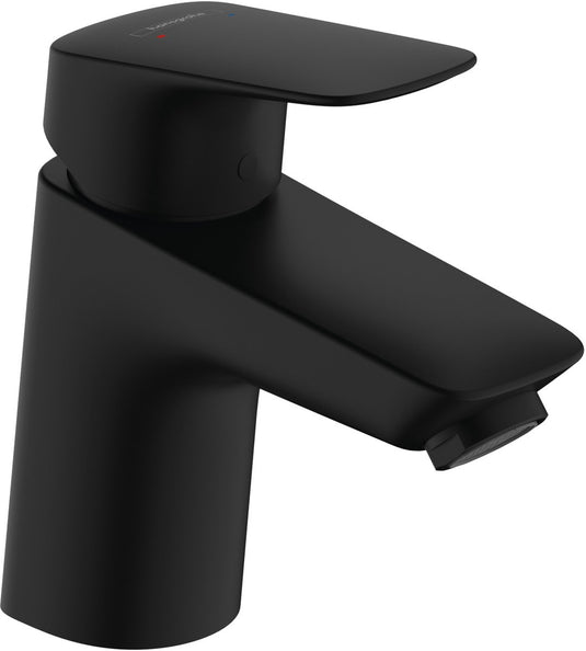 Hansgrohe logis - wastafelkraan - coolstart energiebesparend - zonder waste - 70mm - mat zwart