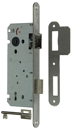Yale 1019044 - 1 dubbel insteekslot l r inox a1353-27 50mm | 3 stuks