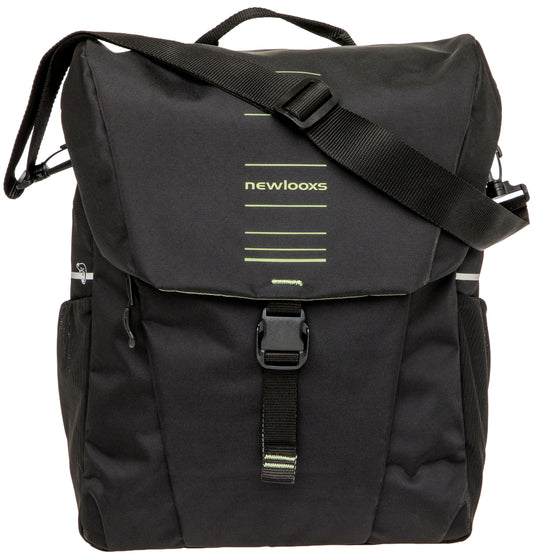 Newlooxs tas new looxs vigo enkel | zwart groen | 20l