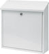 V-part - wandbrievenbus malagan - galvanized steel powder coated - wit - brievenbus
