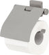 Tiger dock - wc rolhouder met klep - rvs geborsteld