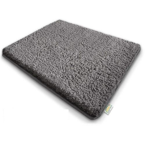 Badmat sky ps, microvezel grijs, zilver