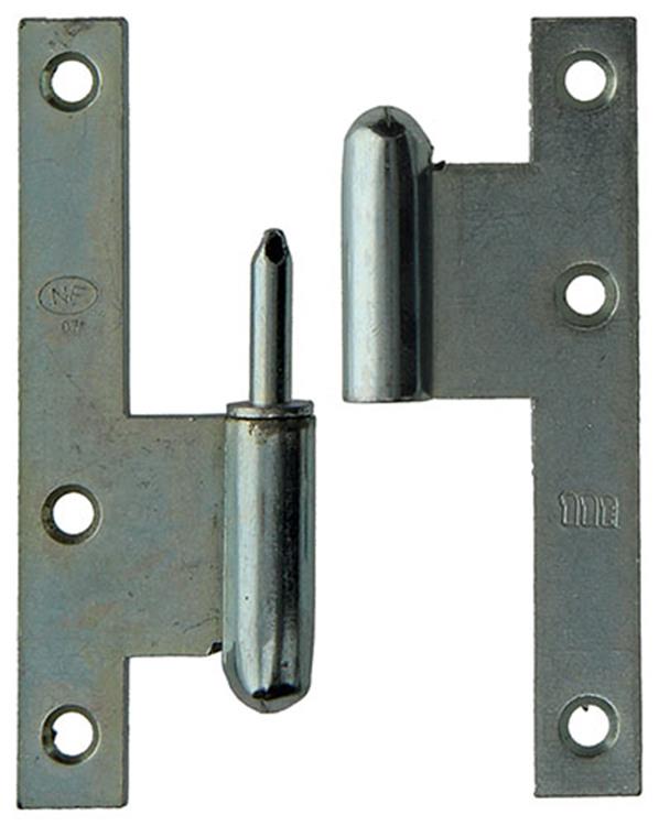 Load image into Gallery viewer, Yale 1019128 - 3 stalen paumellen bichromaat l 110x70mm | 5 stuks
