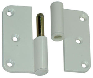 Yale 1019140 - 3 paumellen alu wit afger.hoeklinks 80x80mm | 5 stuks